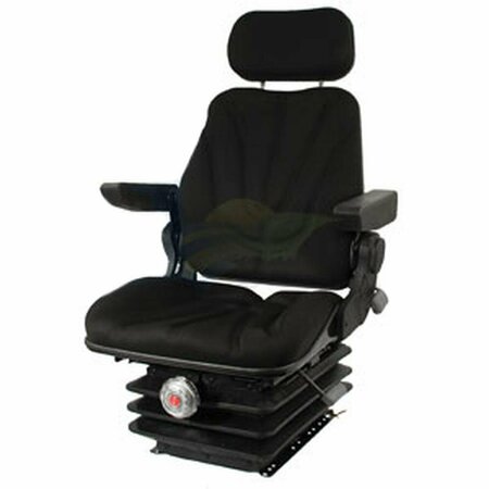 AFTERMARKET Seat F10 Series Mechanical Suspension / Armrest / Headrest / Black Cloth SEQ90-0153